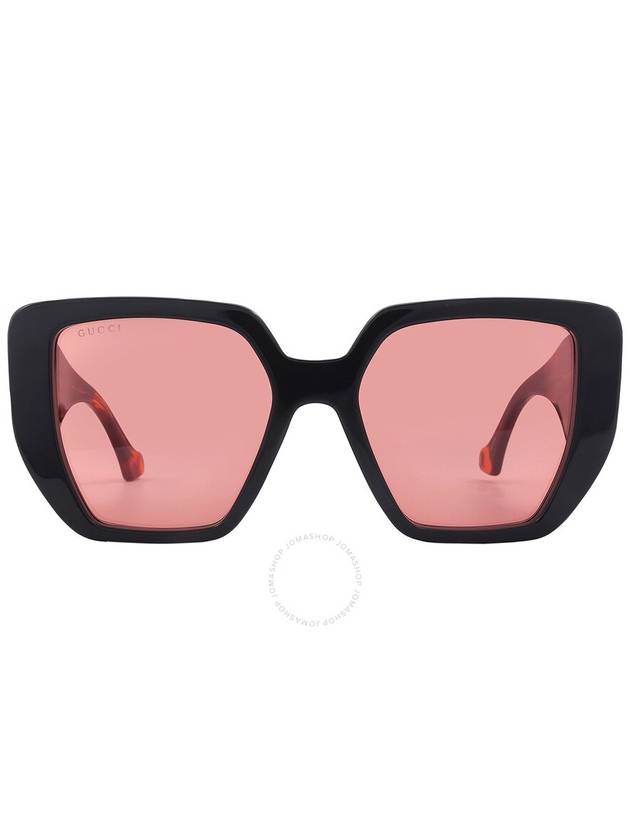 logo decorated oversized sunglasses GG0956S009 - GUCCI - BALAAN 2