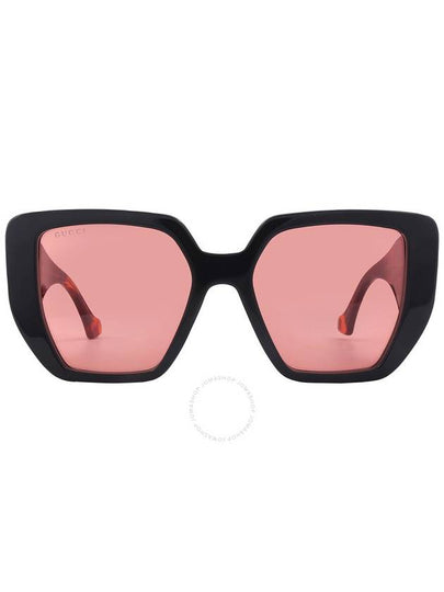 logo decorated oversized sunglasses GG0956S009 - GUCCI - BALAAN 2