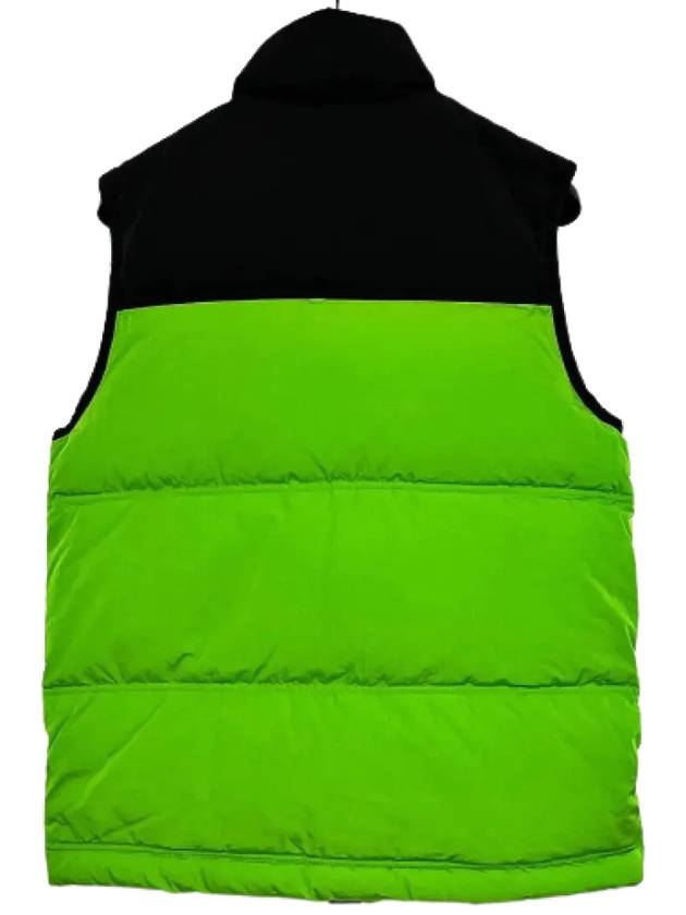 Heart Logo Patch Padded Vest Green - AMI - BALAAN 4