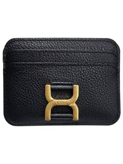 Marcie Leather Card Wallet Black - CHLOE - BALAAN 2