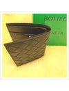 Intrecciato Flap Half Wallet Black - BOTTEGA VENETA - BALAAN 6