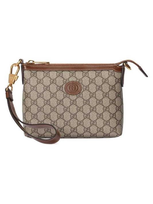 Women's Interlocking G Cross Bag Beige - GUCCI - BALAAN 1