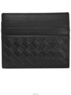 Intrecciato Classic Card Wallet Black - BOTTEGA VENETA - BALAAN 3