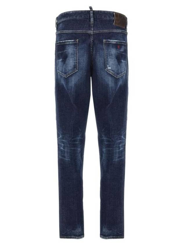 Basic Washing Skater Jeans Blue - DSQUARED2 - BALAAN 3