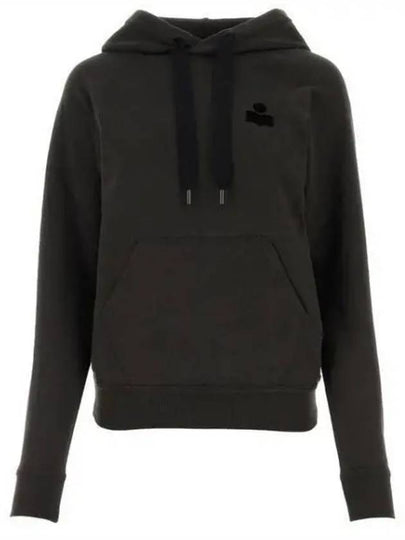 Malibu Logo Print Hooded Top Washed Black - ISABEL MARANT - BALAAN 2