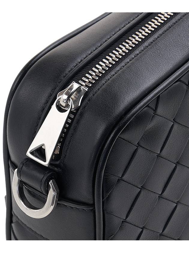 Intrecciato Camera Mini Cross Bag Black - BOTTEGA VENETA - BALAAN 9