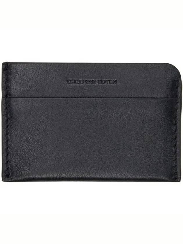 Black leather card wallet 242358M163007 1149499 - DRIES VAN NOTEN - BALAAN 1