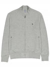 Men's Embroidered Pony Logo Zip-up Jacket Grey - POLO RALPH LAUREN - BALAAN 2