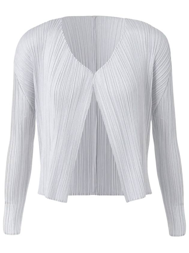 PLEATS PLEASE PP48 JO106 10 Pleated Basic Cardigan - ISSEY MIYAKE - BALAAN 2