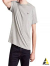 Zebra Logo Crew Neck Cotton Short Sleeve T-Shirt Grey - PAUL SMITH - BALAAN 2