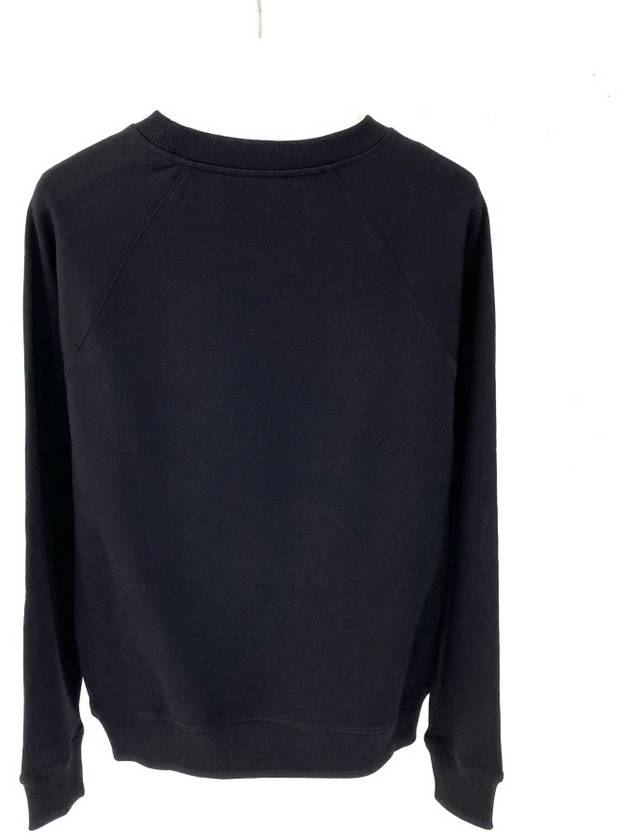 Foil Logo Print Sweatshirt Black - BALMAIN - BALAAN 4