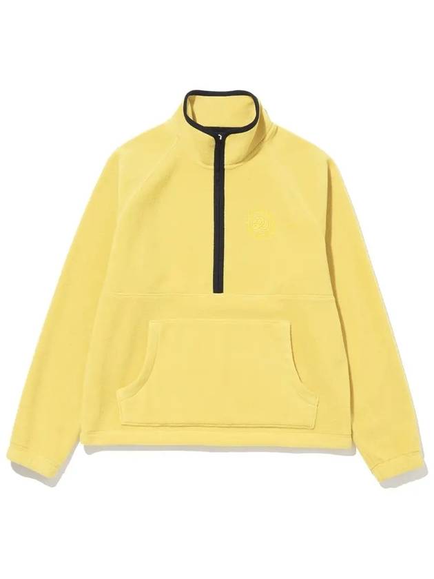 Women s Logoja 41 Sleeveless Half Zip Up Fleece Anorak YELLOW - 20THHOLE - BALAAN 10