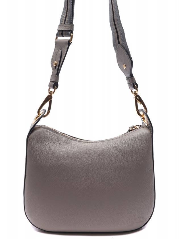 Vitello Pheonix Small Hobo Shoulder Bag Grey - PRADA - BALAAN 5