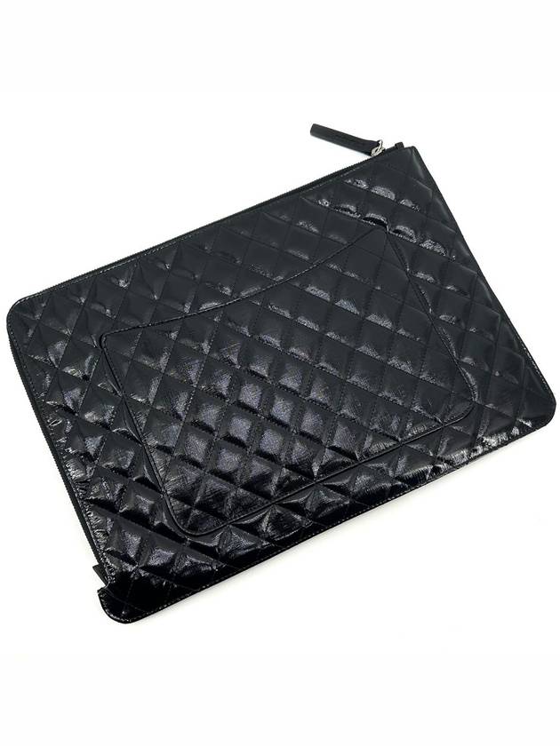 patent clutch large - CHANEL - BALAAN 3