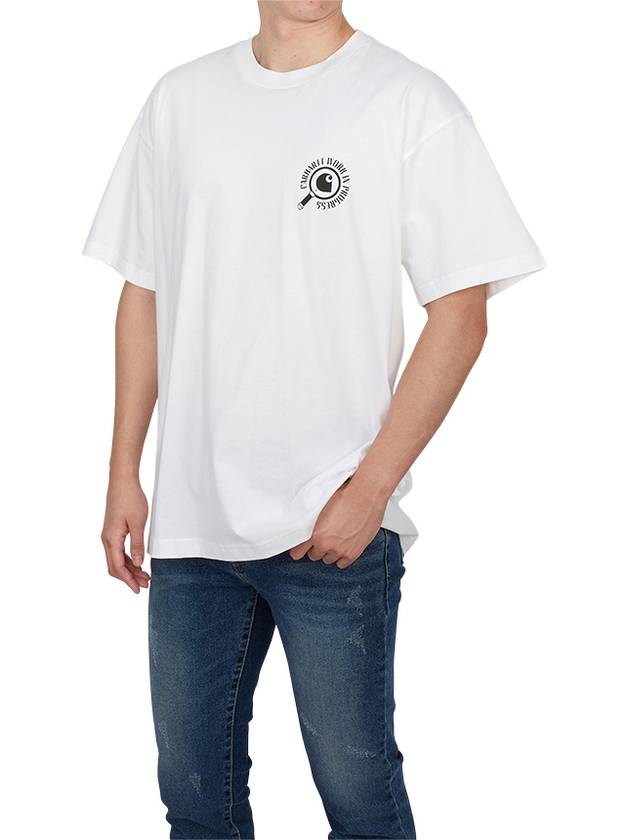 Inspector Short Sleeve T-Shirt White - CARHARTT WIP - BALAAN 5