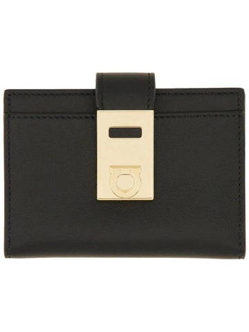 Salvatore Ferragamo "Hug" Card Holder - SALVATORE FERRAGAMO - BALAAN 1