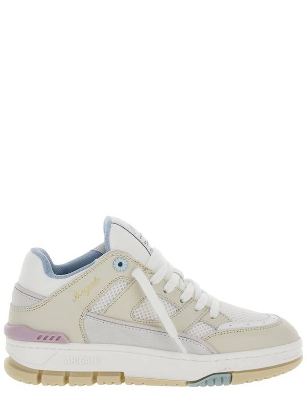 'Area Lo' White And Multicolor Sneakers With Logo Detail In Leather Blend Woman - AXEL ARIGATO - BALAAN 1