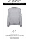 Lens Wappen Light Fleece Sweatshirt Grey - CP COMPANY - BALAAN 3