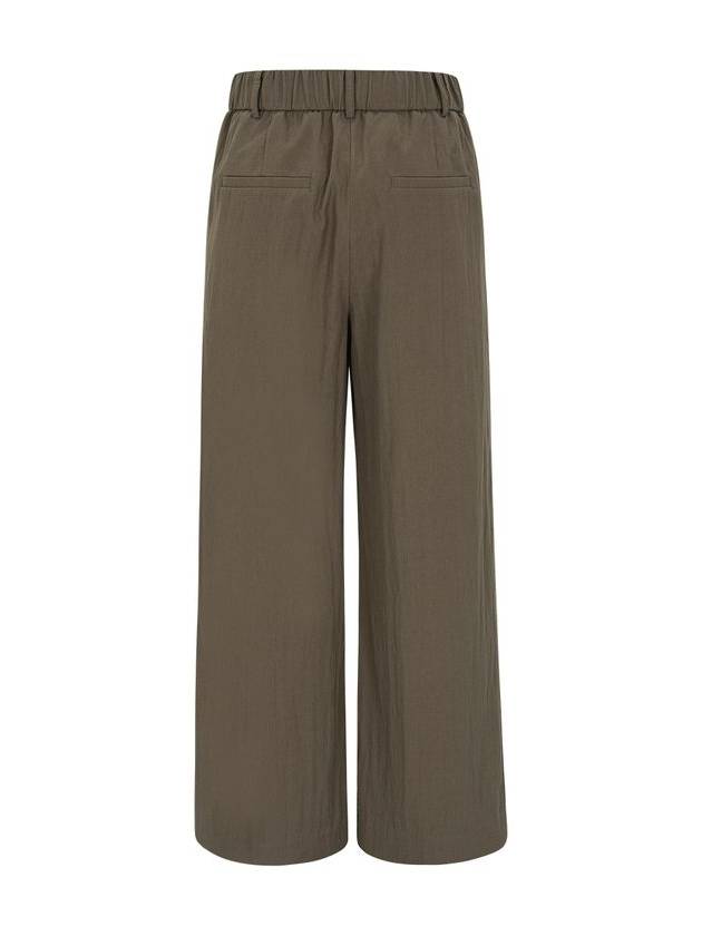 One Tuck Wide Pants Brown 4 Colors - CALLAITE - BALAAN 2