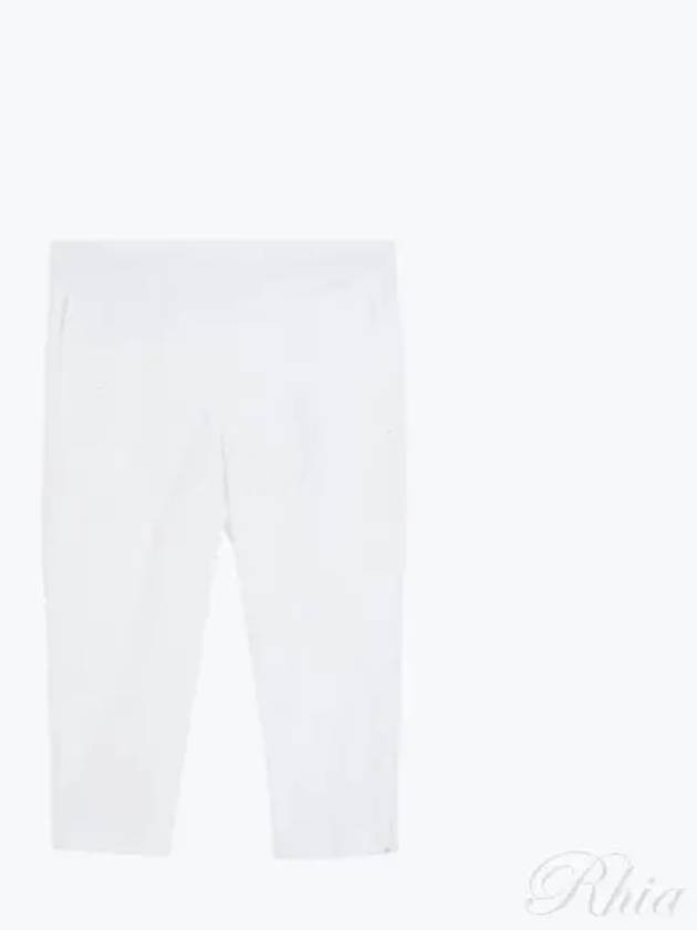 Dilara Mid Rise Capri Shorts White - J.LINDEBERG - BALAAN 2