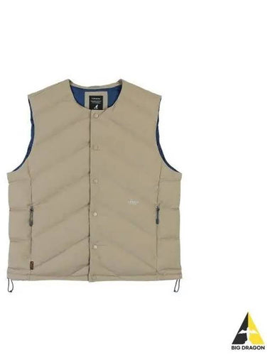 CBR Scalpel Down Vest 7009 Beige - KANGOL - BALAAN 1