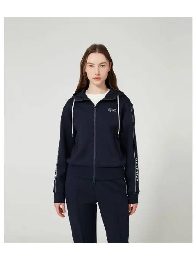 Points 5 Bellona Full Zip Dark Navy Women s Training Top - DUVETICA - BALAAN 1