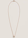 Mini Pop H Pendant Rose Gold & Blanc - HERMES - BALAAN 4