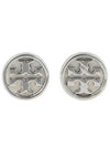 Miller Stud Earrings Silver - TORY BURCH - BALAAN 2