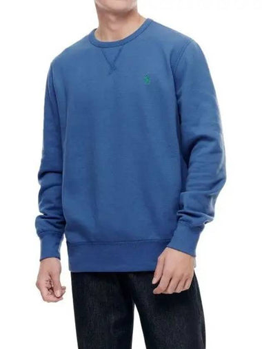 Fleece crewneck sweatshirt blue - POLO RALPH LAUREN - BALAAN 1