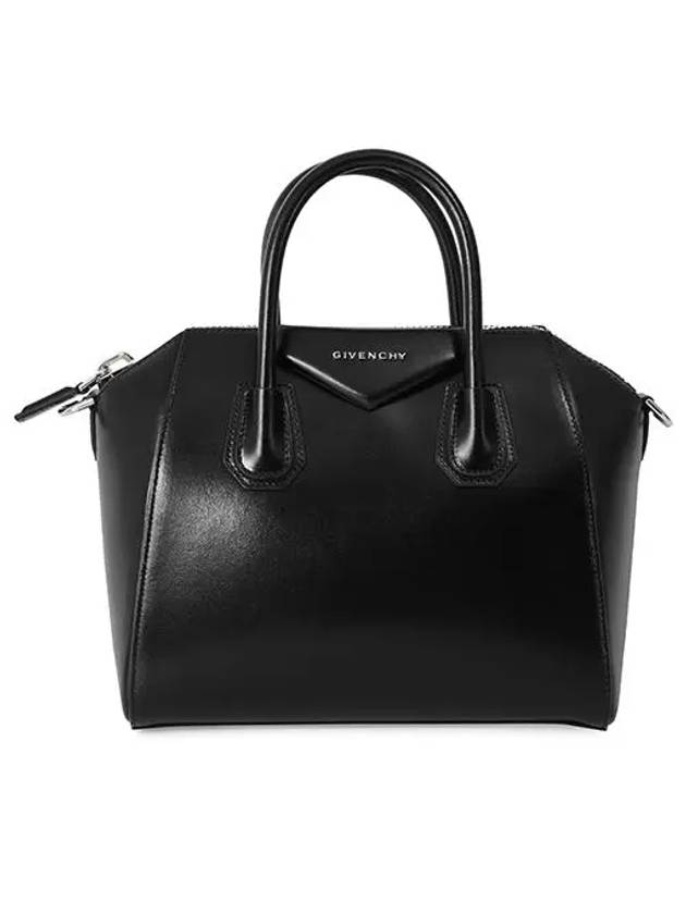 Antigona Calfskin  Small Tote Bag Black - GIVENCHY - BALAAN 4