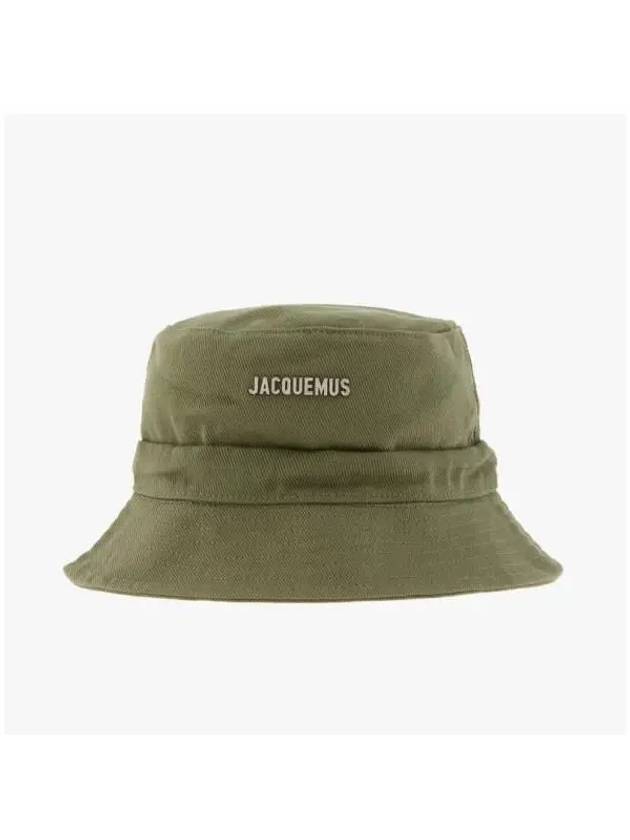 Le Bob Gajo Bucket Hat Khaki - JACQUEMUS - BALAAN 3