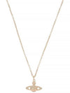 Mini Bas Relief Pendant Necklace Rose Gold - VIVIENNE WESTWOOD - BALAAN 2