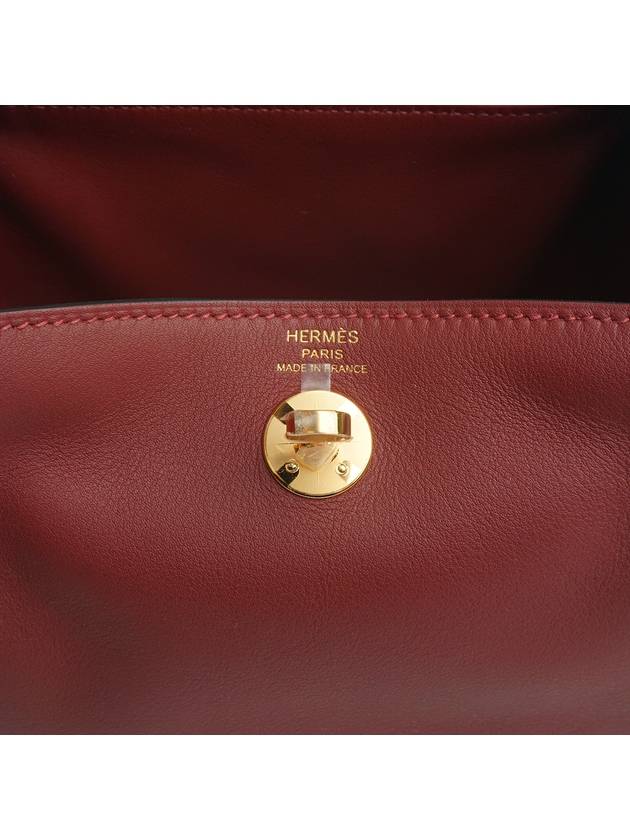 Lindy Cross Bag Rouge - HERMES - BALAAN 9