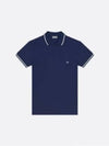 Embroidery Bee Polo Shirt Navy - DIOR - BALAAN 2