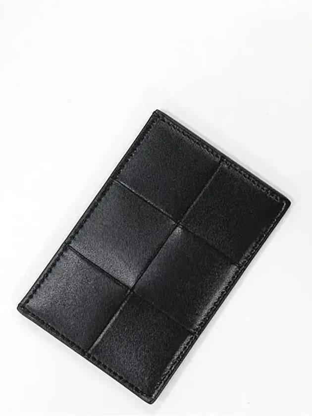 Intrecciato Cassette Card Wallet Black - BOTTEGA VENETA - BALAAN 3