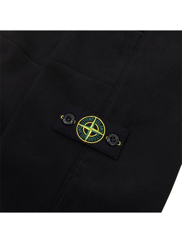 Logo Patch Track Pants Black - STONE ISLAND - BALAAN 7