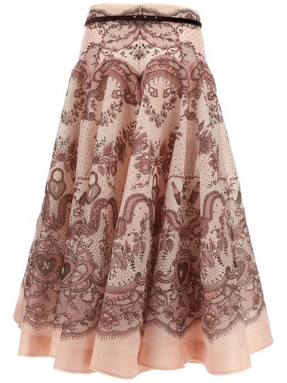 Zimmermann 'Crush Flared Midi' Skirt - ZIMMERMANN - BALAAN 2