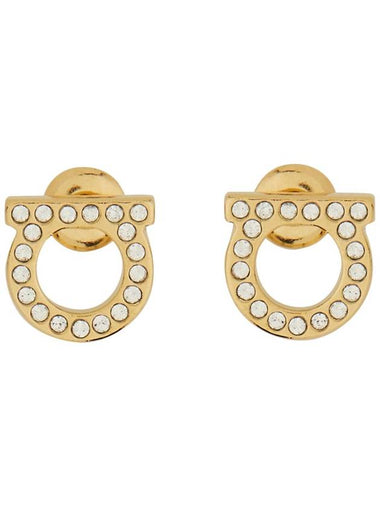 GANCINI CRYSTALS EARRINGS - SALVATORE FERRAGAMO - BALAAN 1