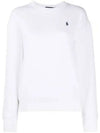 Embroidered Logo Pony Sweatshirt White - POLO RALPH LAUREN - BALAAN 2