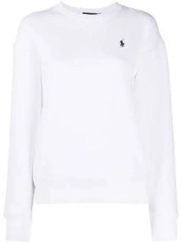 Embroidered Logo Pony Sweatshirt White - POLO RALPH LAUREN - BALAAN 2