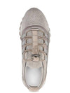 Monili Detail Low Top Sneakers Beige Lurex - BRUNELLO CUCINELLI - BALAAN 5