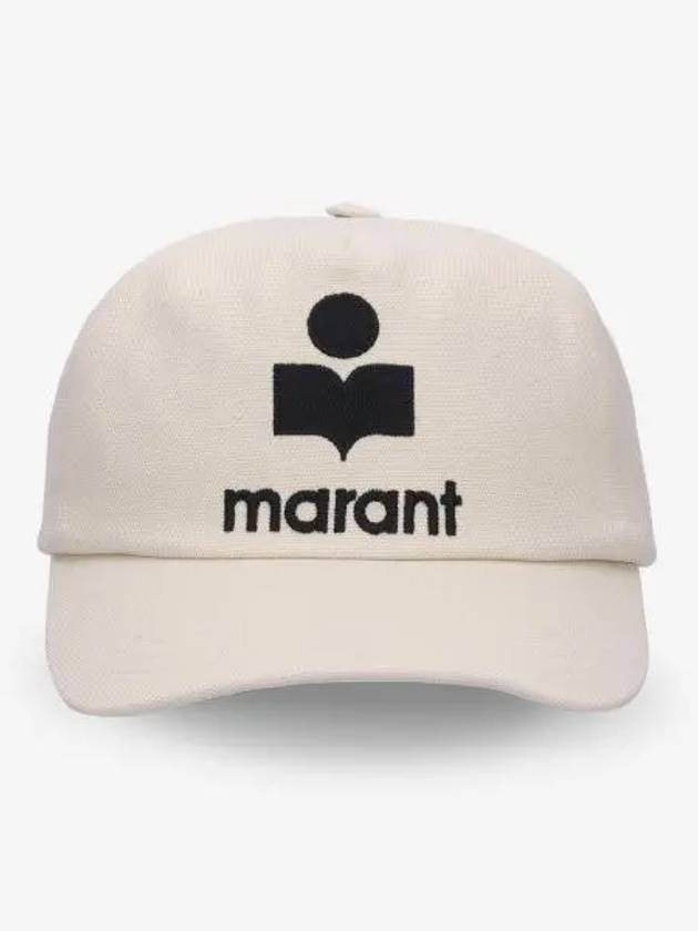 Tyron Logo Cotton Ball Cap Ecru - ISABEL MARANT - BALAAN 2