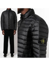 Men's Wappen Patch Duck Down Padding Black - STONE ISLAND - BALAAN 2