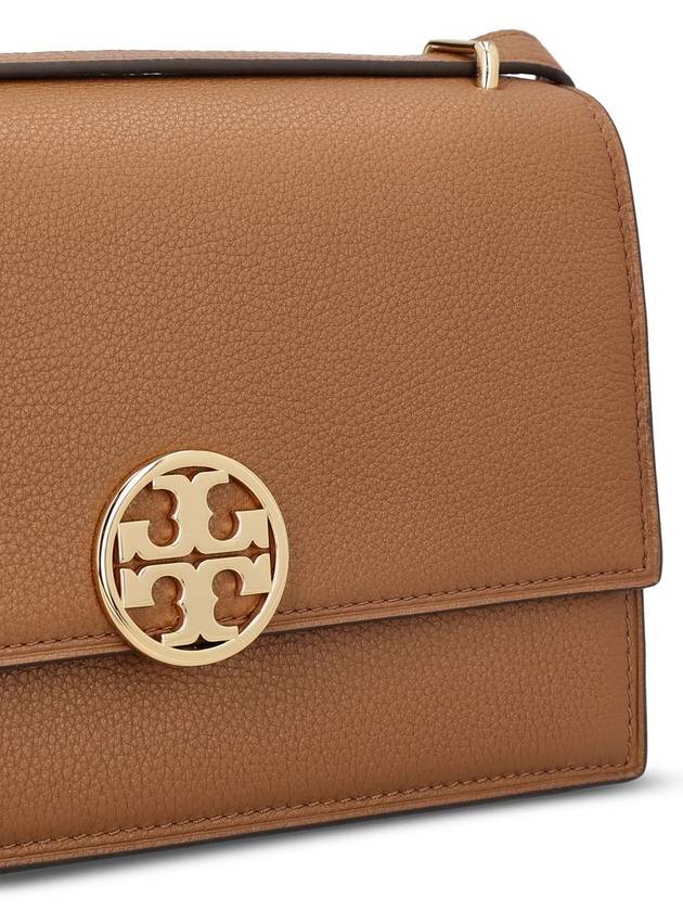 Miller Leather Cross Bag Brown - TORY BURCH - BALAAN 5