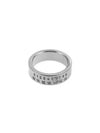 Women’s Numeric Minimal Polished Finish Ring Silver - MAISON MARGIELA - BALAAN 3