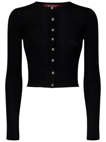 FERIALE button cardigan black 2426346011 009 - MAX MARA - BALAAN 1