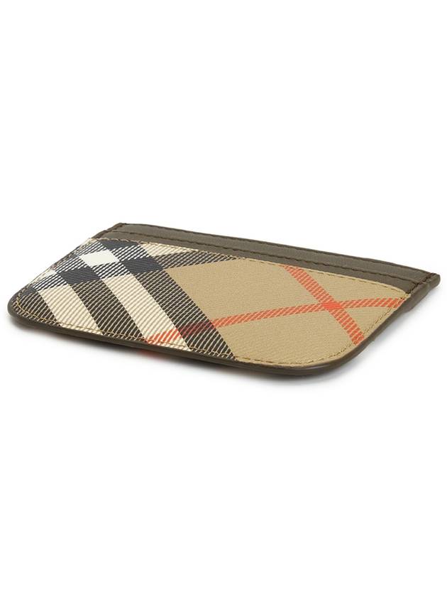 Check Card Wallet Beige - BURBERRY - BALAAN 4