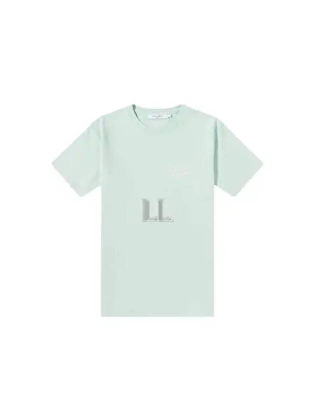 Mini Handwriting Logo Cotton Short Sleeve T-Shirt Mist Green - MAISON KITSUNE - BALAAN 2