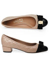 Vara Quilted Pumps Beige - SALVATORE FERRAGAMO - BALAAN 3