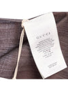 GG Jacquard Pattern Two-Tone Wool Silk Muffle Dark Brown - GUCCI - BALAAN 7